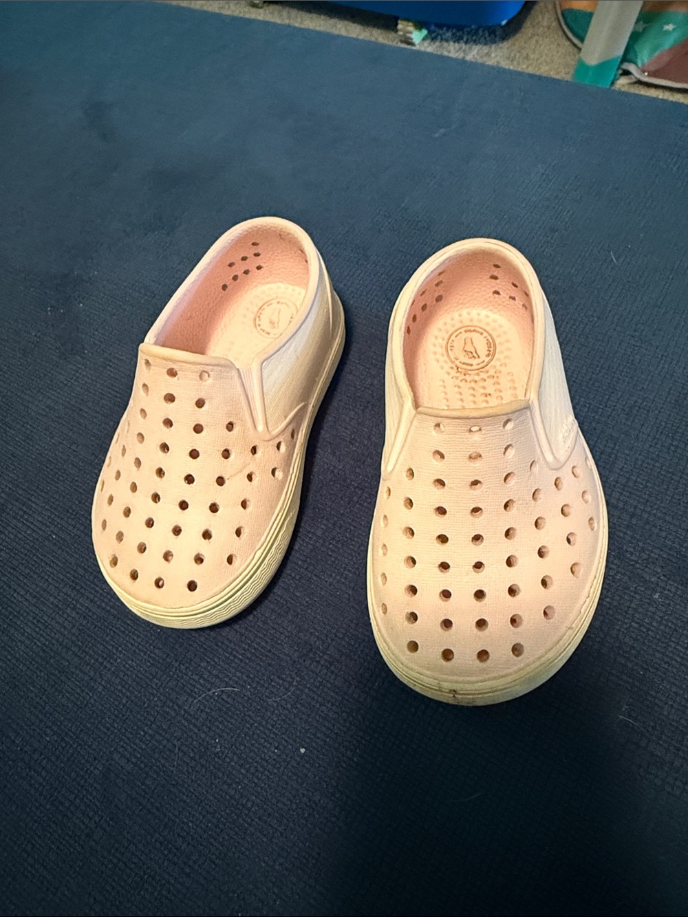 Native Shoes Kids Slip-On Water Shoe in Pale Pink